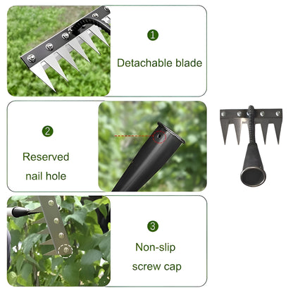 🌱 5-Tooth Carbon Steel Weeding Tool – 50% OFF | Don’t Miss Out!
