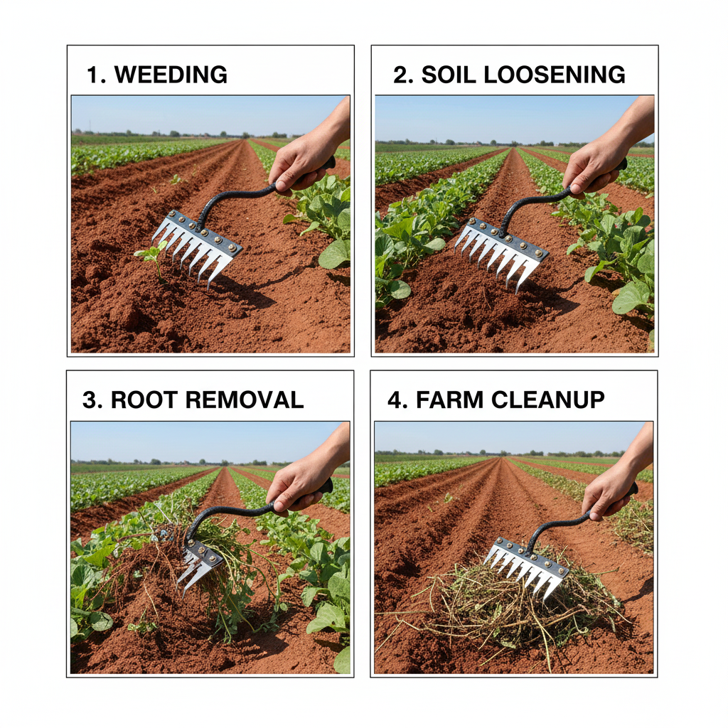 🌱 5-Tooth Carbon Steel Weeding Tool – 50% OFF | Don’t Miss Out!